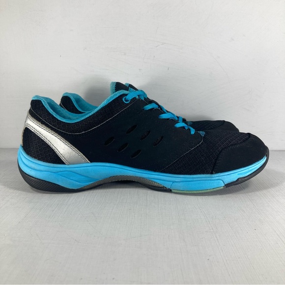 Vionic Venture Running Shoes Athletic Sneakers Black Blue Women 10 - Picture 3 of 9
